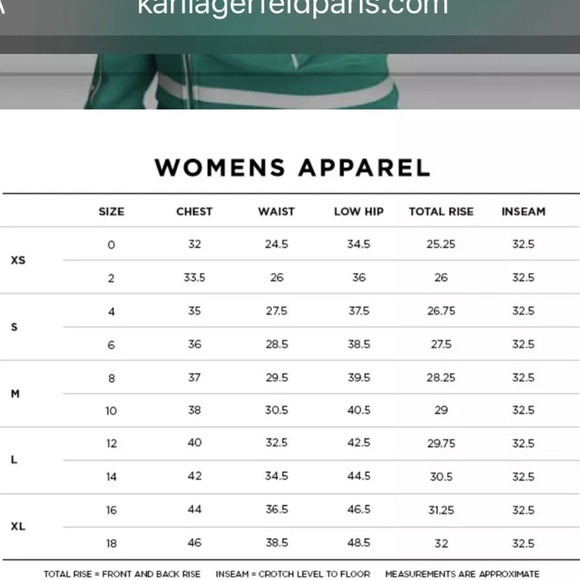 New! Karl Lagerfeld Paris Snap Side Logo Track Jacket Size XL Jade Green🤍 - Picture 14 of 15